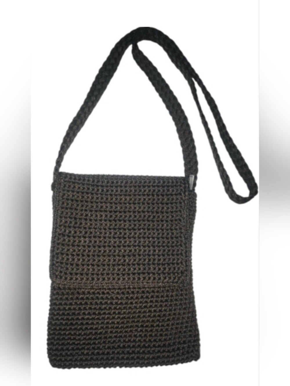 NEW Deep Rich Brown small woven purse. Style's exactly like The Sak series.